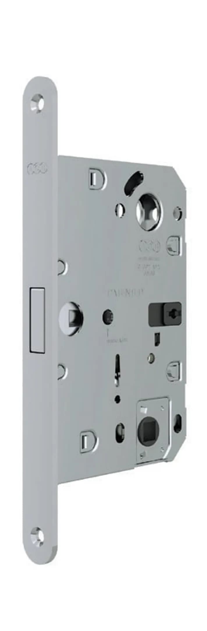 B06132.50.34 Защелка врезная WC (мат хром) тех. уп. без отв. пл. POLARIS WAVE Матовый хром
