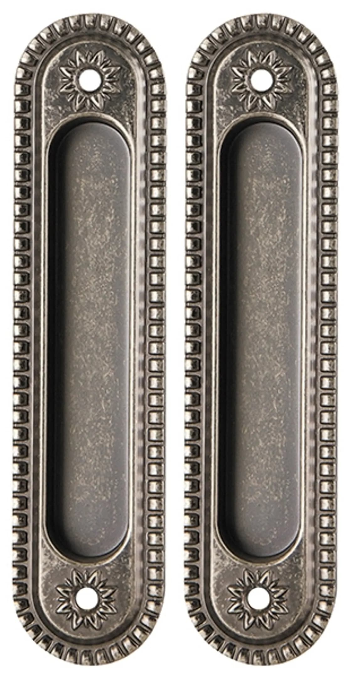 Ручка для раздвижных дверей SH.CL152.010 (SH010/CL) AS-9 Античное серебро