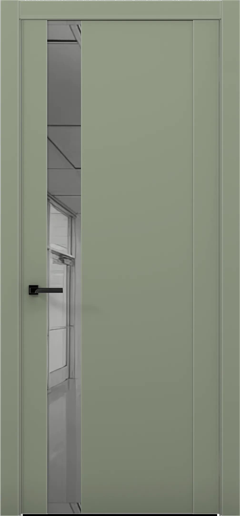 PRIME 07 Deep Green Зеркало графит