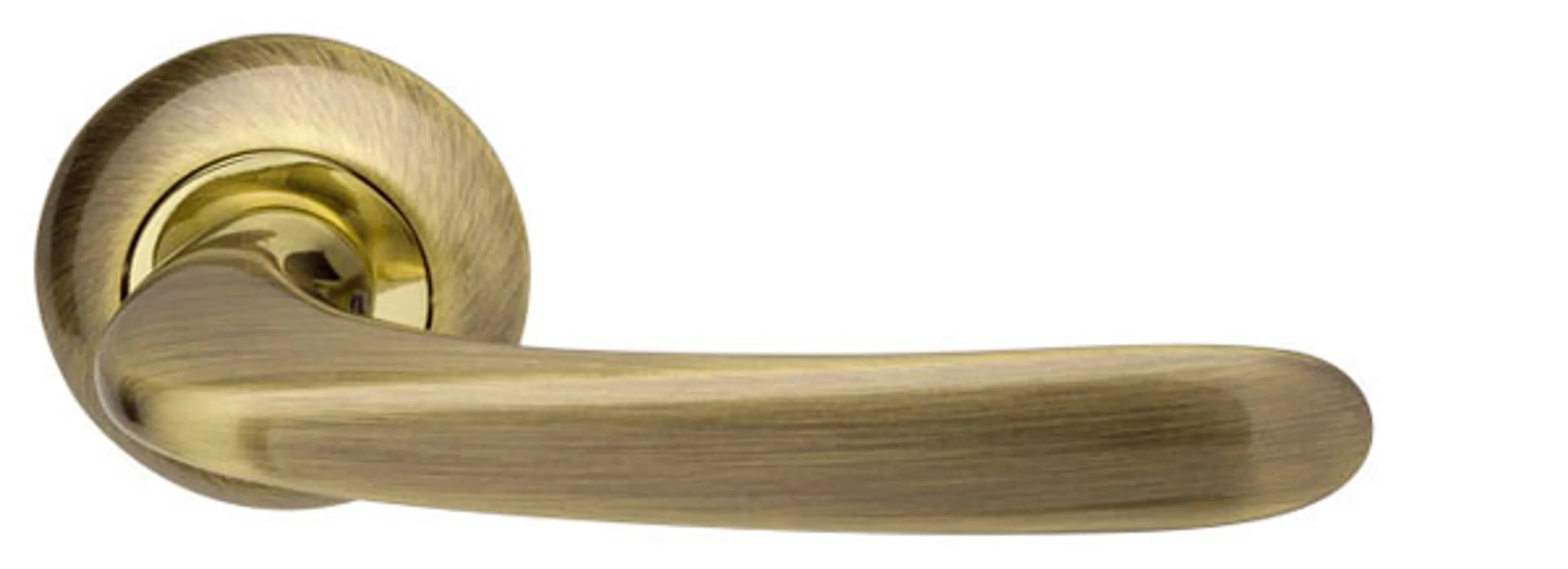 Ручка раздельная R.LD54.Pava (Pava LD42) AB/GP-7 TECH (кв. 8х140) Бронза/золото