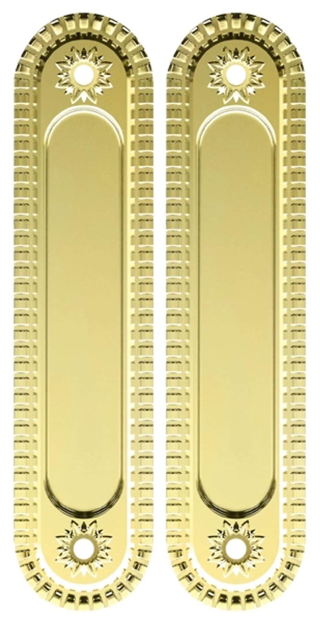 Ручка для раздвижных дверей SH.CL152.010 (SH010/CL) GOLD-24 Золото 24К