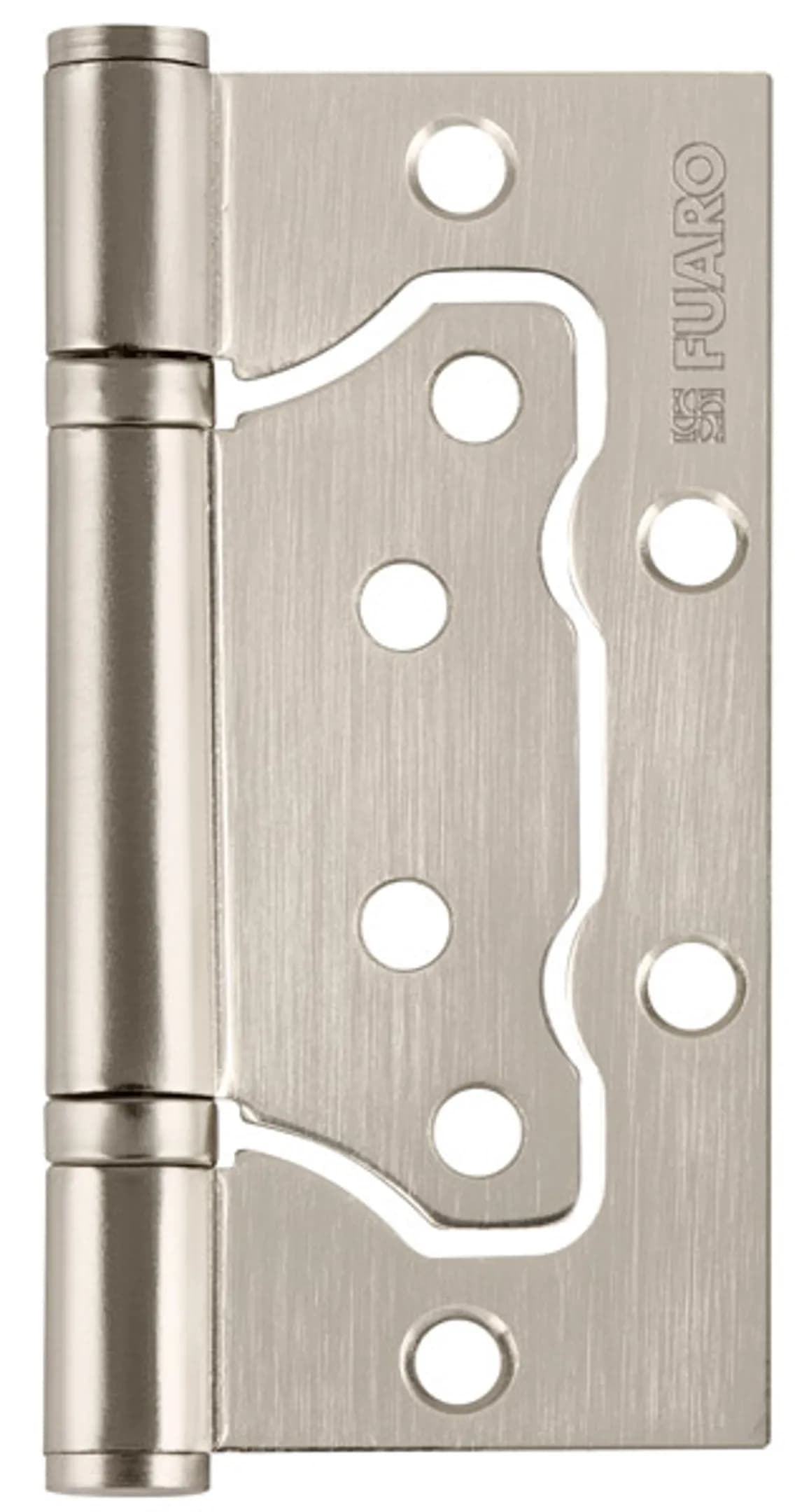 Петля универсальная без врезки IN4500W-BL SN (500-2BB/BL 100x2,5) мат. никель БЛИСТЕР Матовый никель