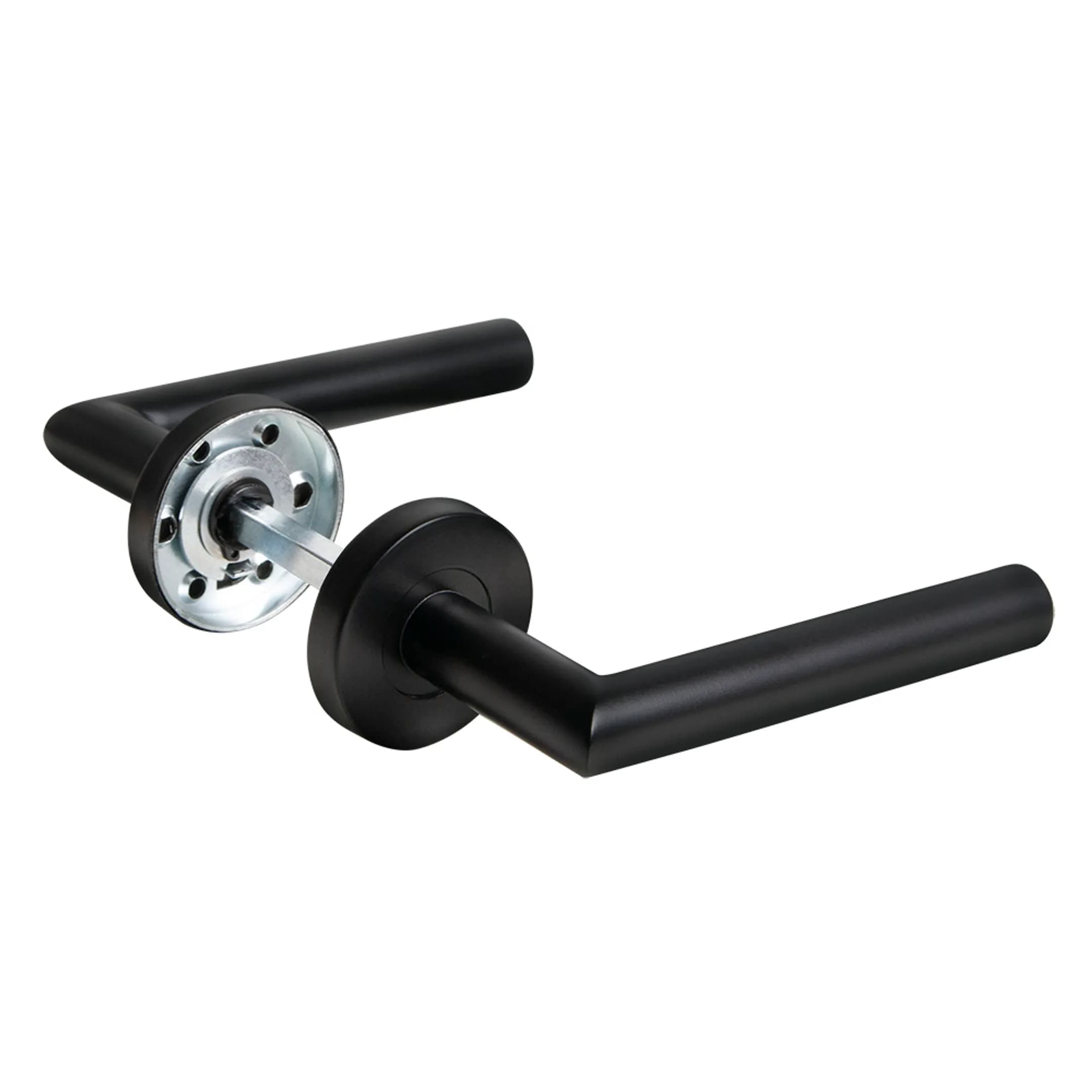 Ручка раздельная R.DSS201-0204/19 (INOX 201) BLACK Черный