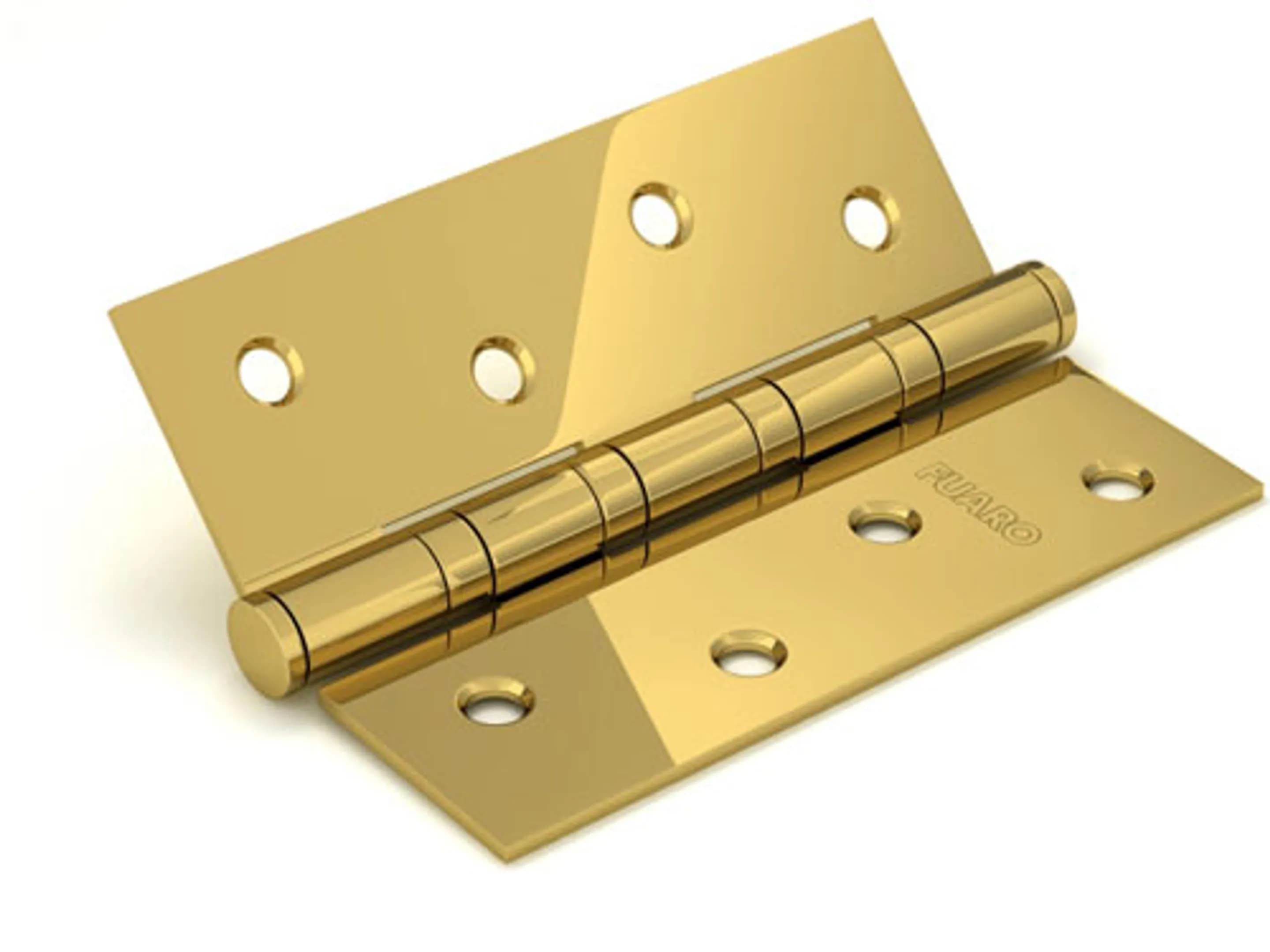Петля универсальная IN5400U-BL PB (4BB/BL 125x75x2,5) латунь БЛИСТЕР Золото (латунь)