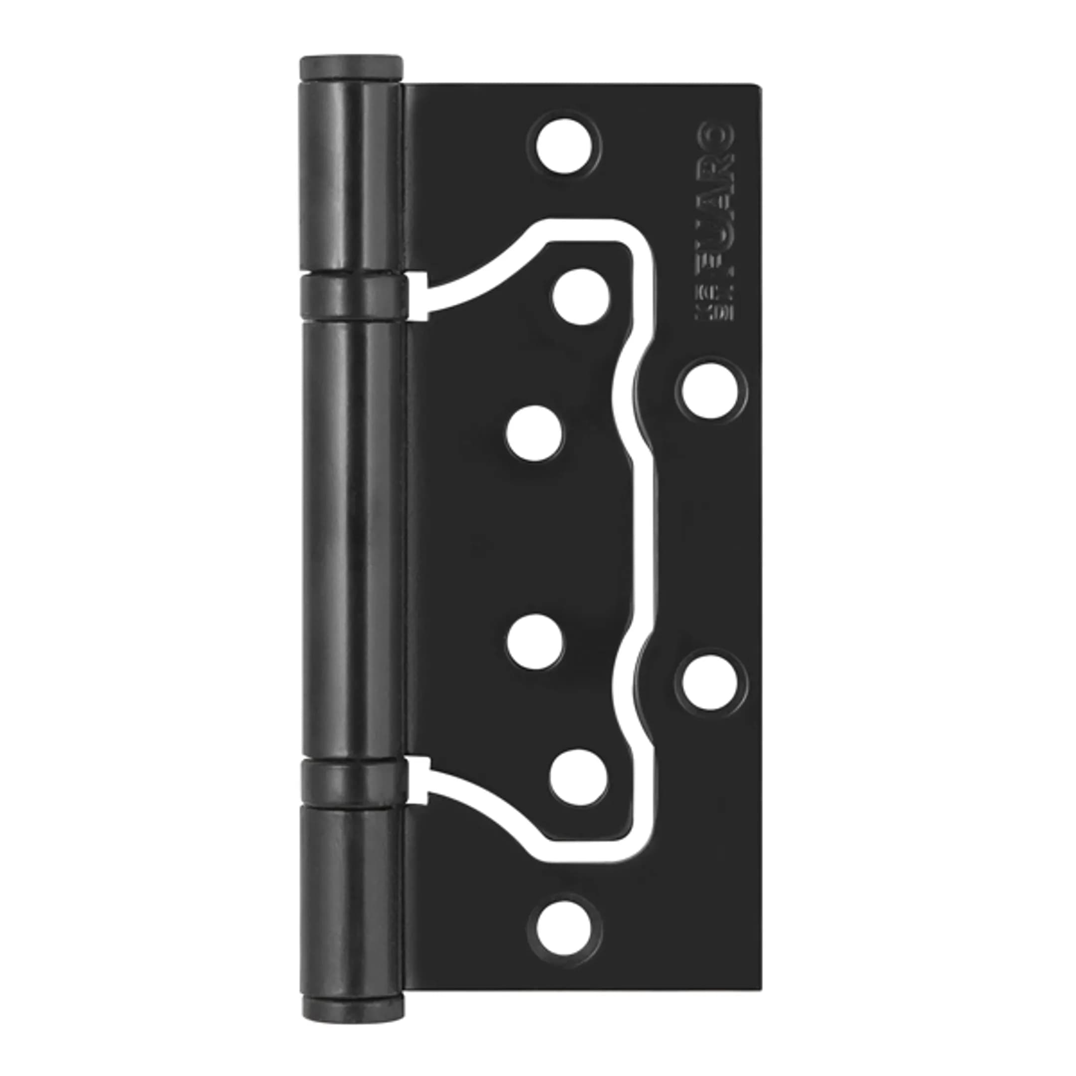 Петля универсальная без врезки IN4500W-BL BL (500-2BB/BL 100x2,5) матовый БЛИСТЕР Черный