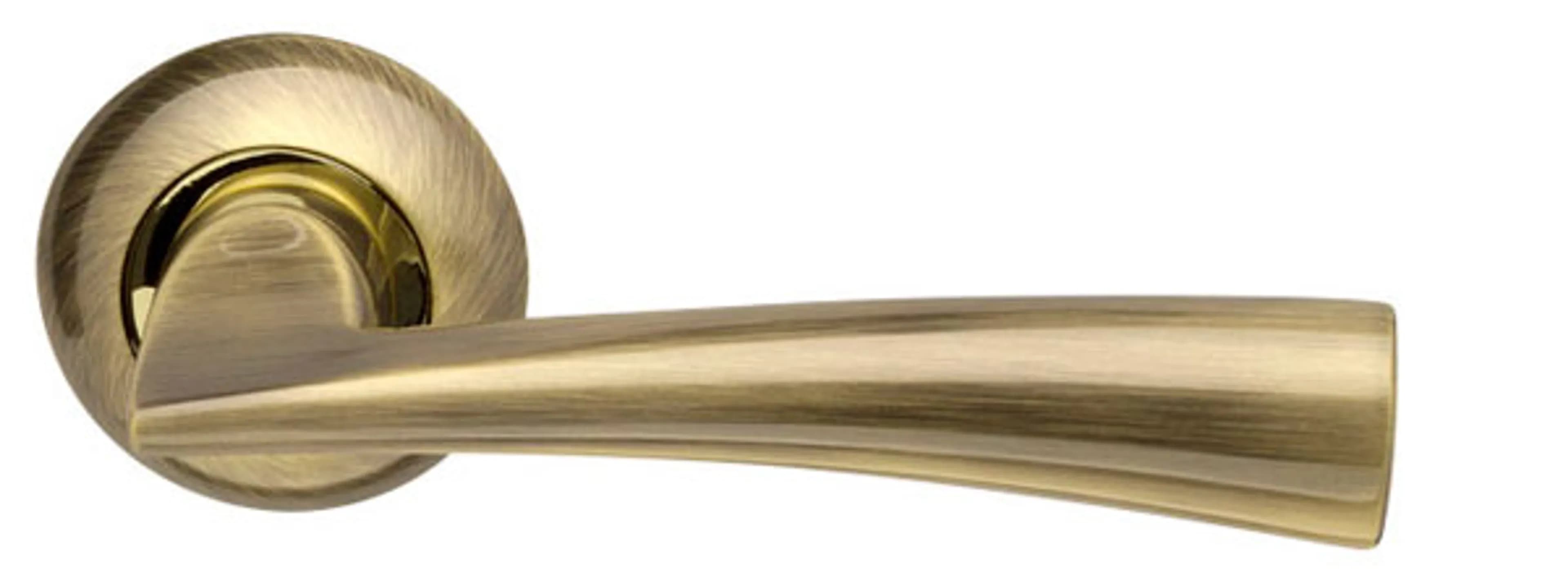 Ручка раздельная R.LD54.Columba (Columba LD80) AB/GP-7 Бронза/золото
