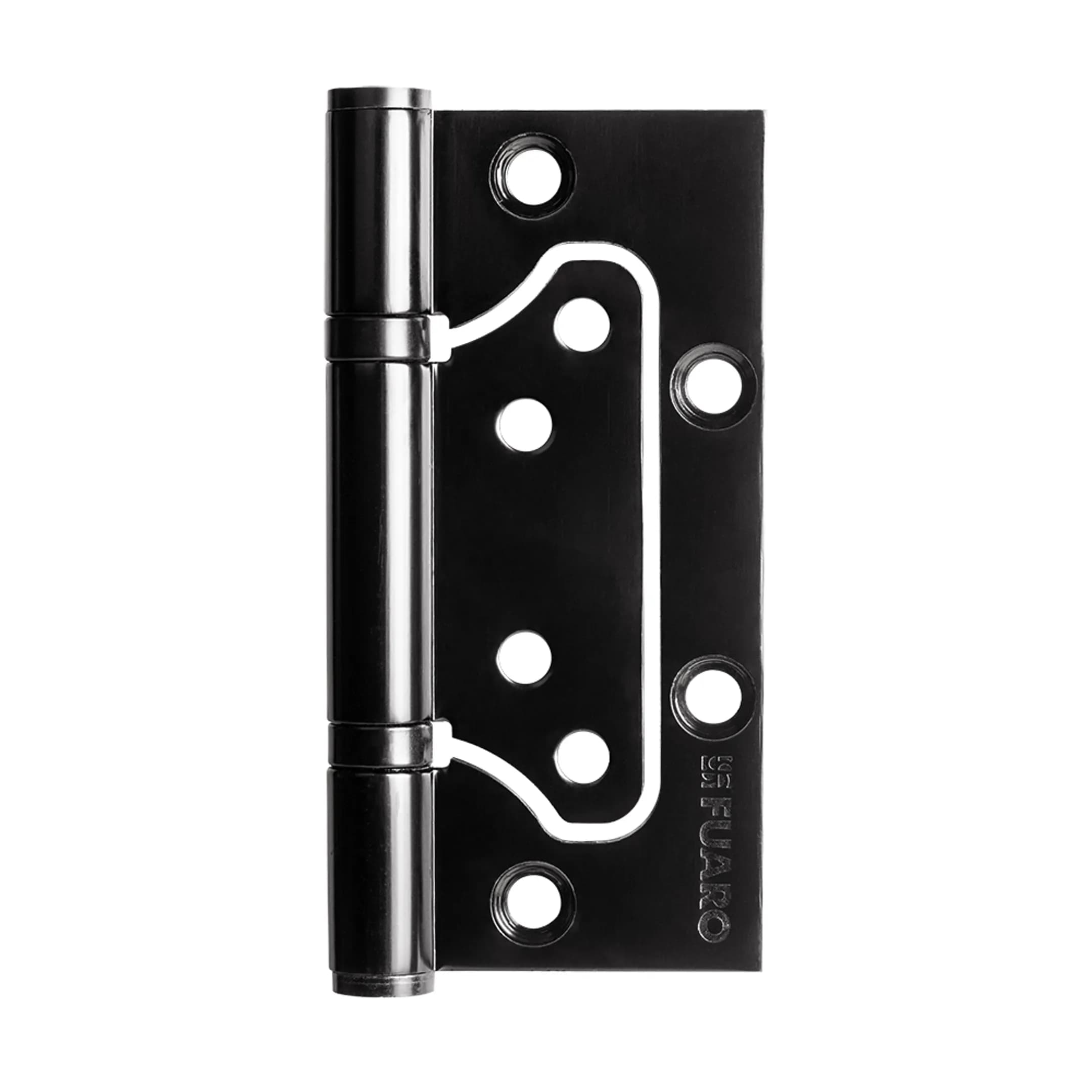 Петля из нержавейки универсальная без врезки IN4500W INOX 304 BL (500-2BB 100x2,5) Черный